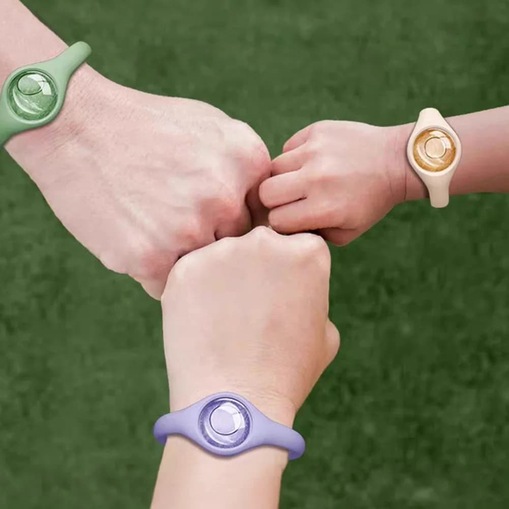 Bracelets Répulsifs Anti-Moustiques à l'Huile Essentielle Naturelle pour l'Extérieur 2026 ﻿ Nouveau