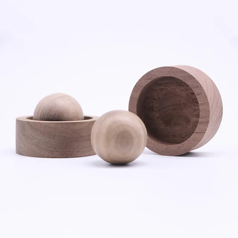 Boule de bois diffuseur d'huile essentielle parfum