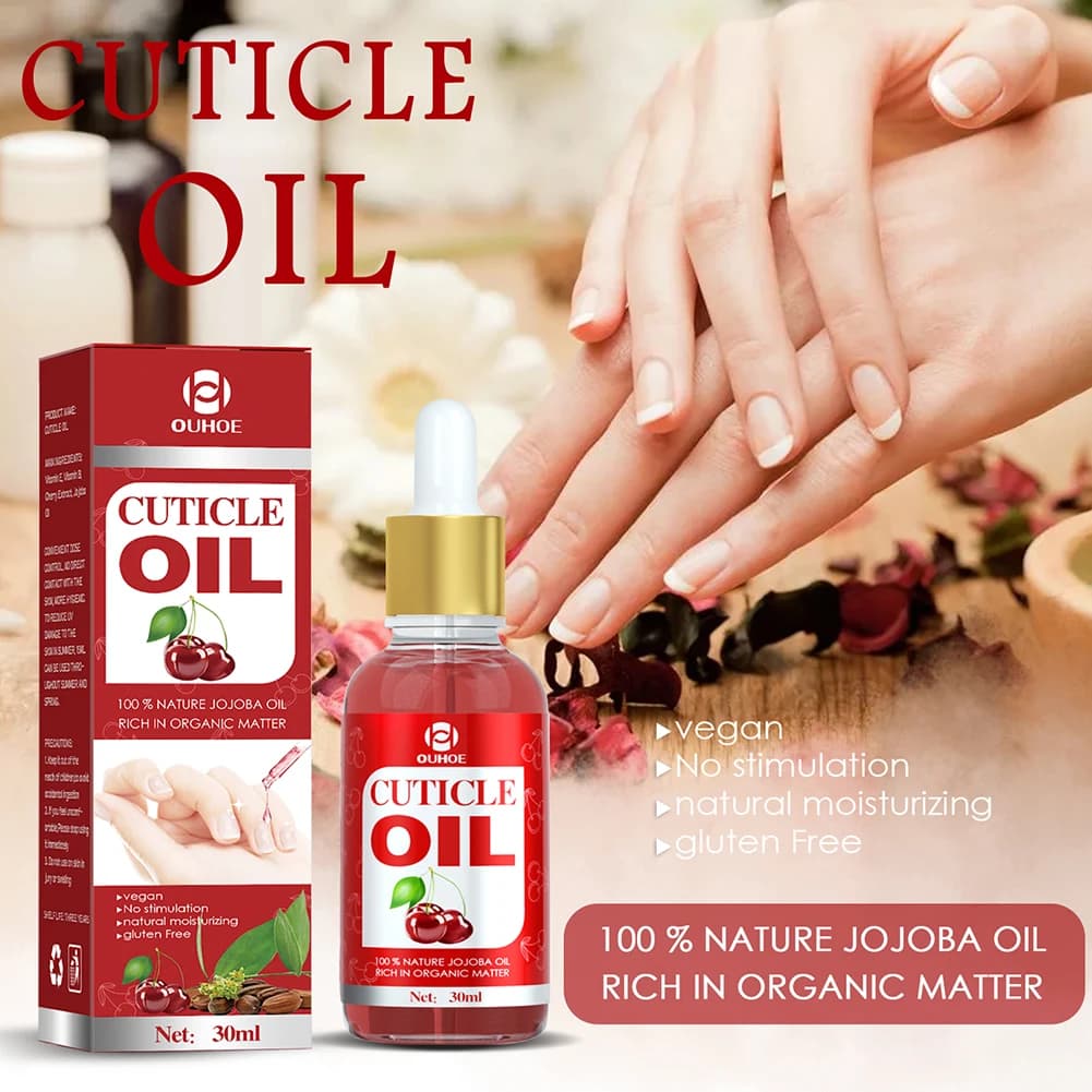 Huile nutritive pour ongles 30 ml, sérums naturels hydratants pour ongles, nourrissants, contenant de la vitamine B E, accessoires de manucure
