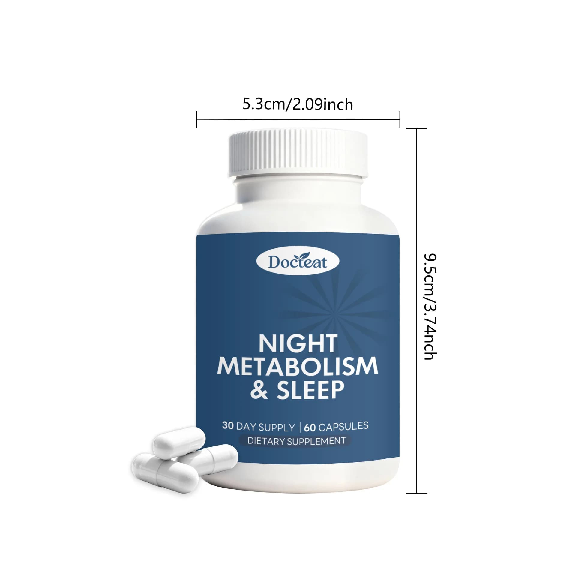 Capsules DOCTEAT pour le sommeil : Augmentent la somnolence, améliorent la qualité du sommeil, stimulent le métabolisme, ajustent les habitudes quotidiennes, capsules nutritionnelles