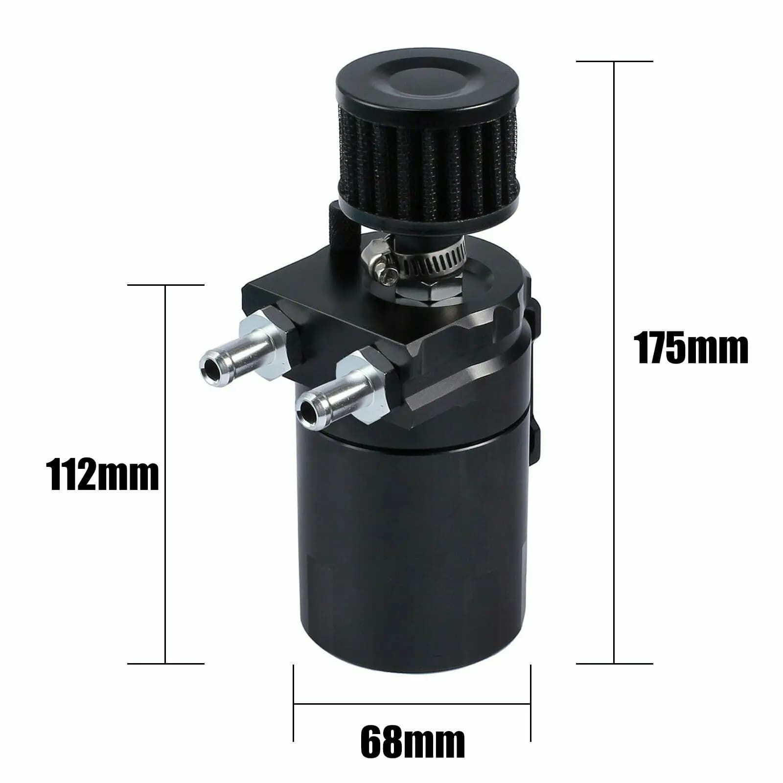 Reniflard de Réservoir d'Huile Précieux, Kit de Filtres Intervalles, Moteur en Aluminium, Noir
