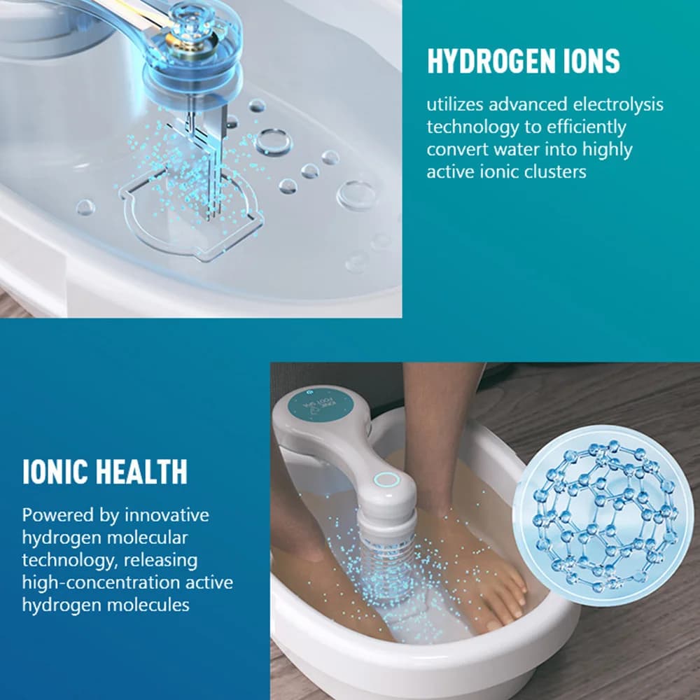 Machine de spa ionique pour les pieds, bain de pieds, massage, nettoyage des pieds, détoxification, soulage la fatigue, favorise la circulation sanguine, beauté et santé