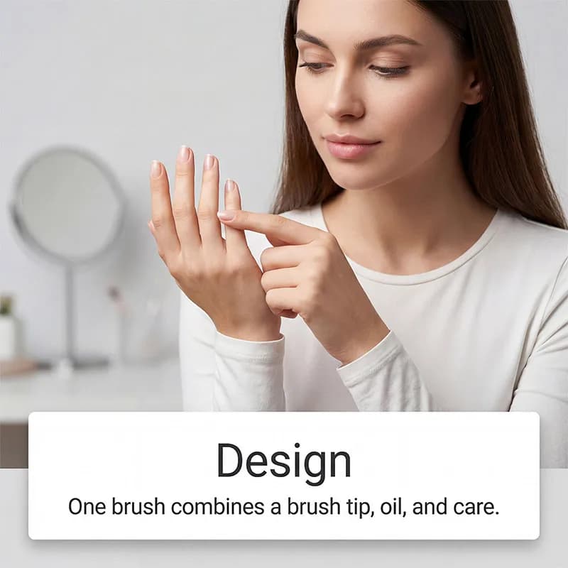Stylo Huile pour Ongles à la Kératine – Hydratation Quotidienne, Surface Brillante et Douce, Entretien Portable – Soin des Ongles