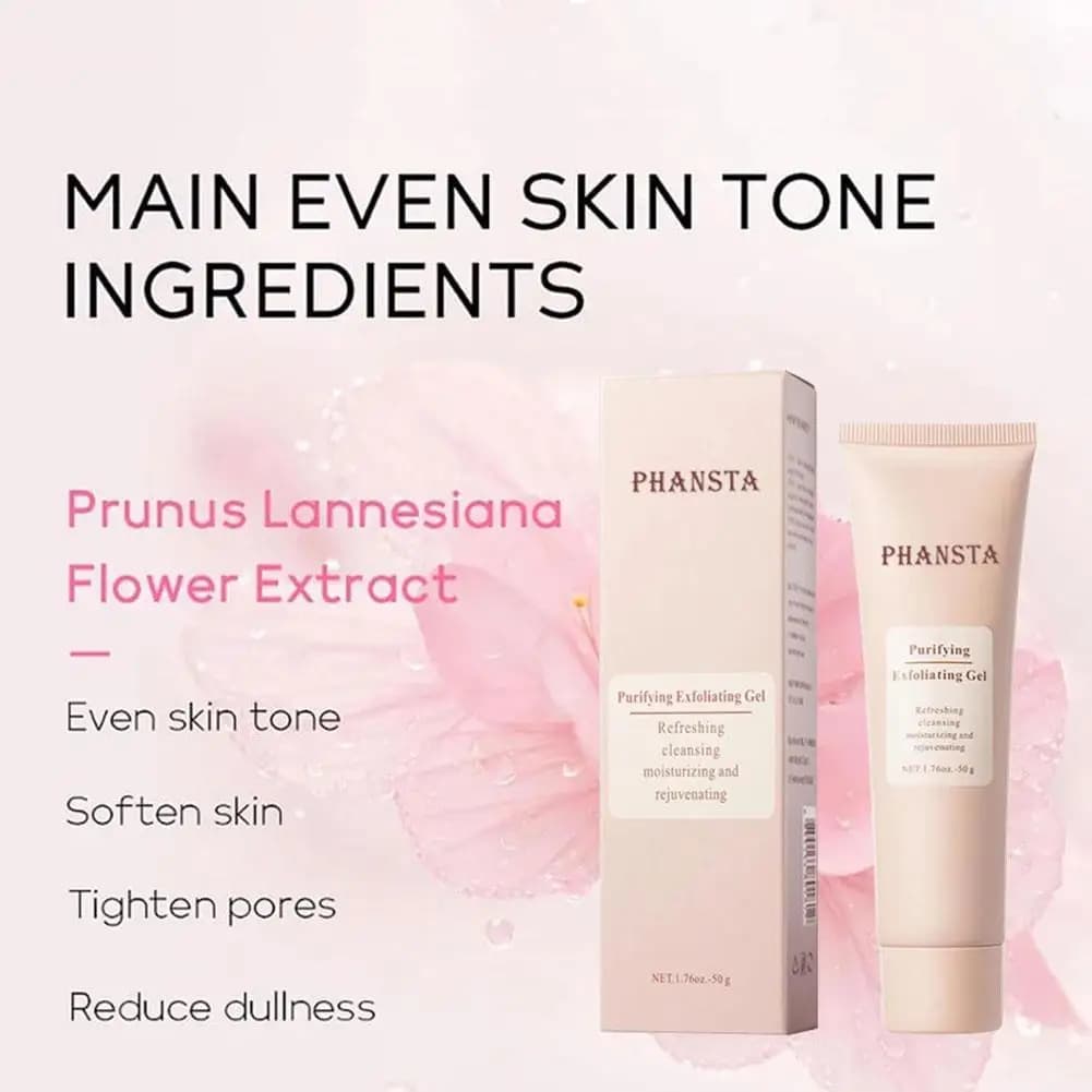 Gel exfoliant pour le visage