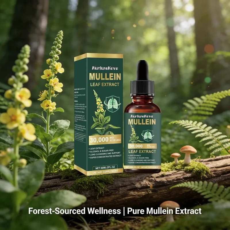 Gouttes de molène (Verbascum) les plus vendues – Formule douce et apaisante pour soulager la toux et les inconforts de la gorge