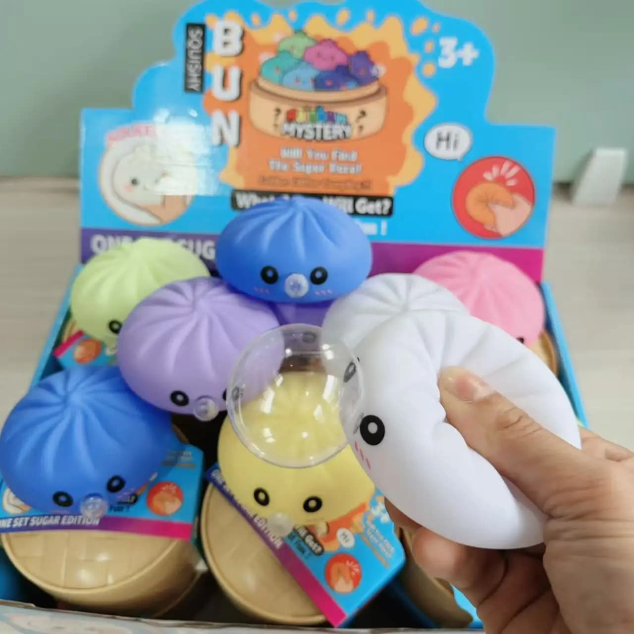 Nouveau Squishy Boule de Pain à Bulles