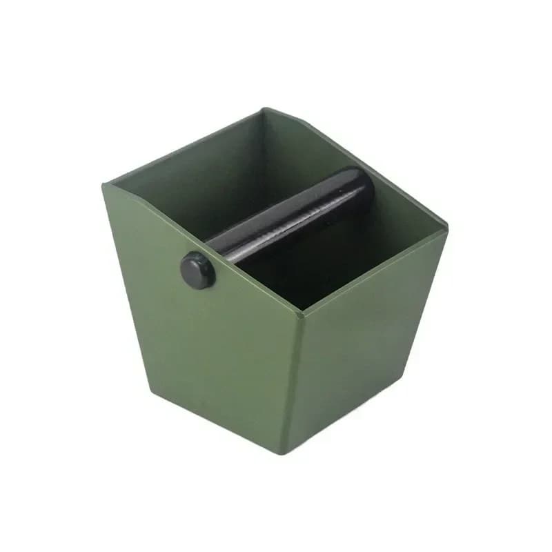 Seau de poubelle antidérapant, conteneur de marc de café expresso, boîte à café en poudre biseautée, poubelle de broyage de café, barre de déchets