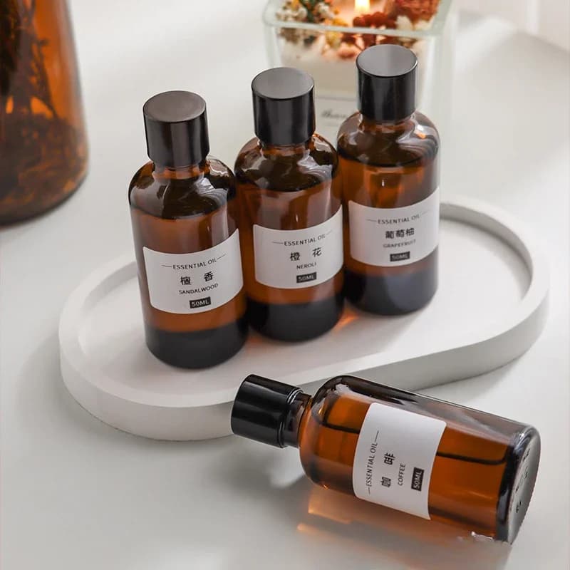 Bougie parfumée à faire soi-même, 50ml, huile essentielle, diffuseur de cire, plâtre, matériau naturel fait à la main, parfum durable