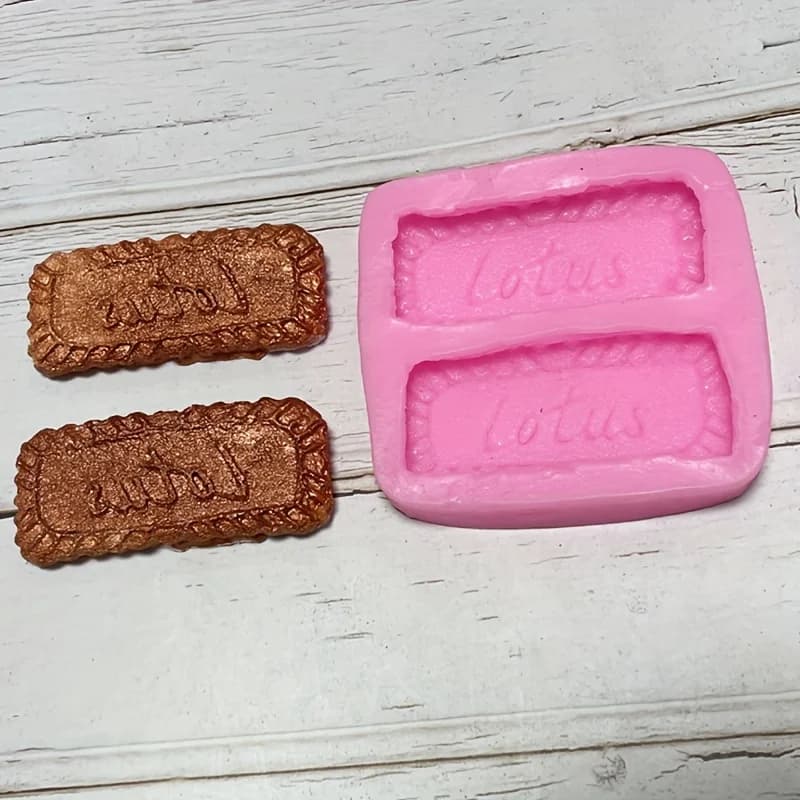 1 pièce, biscuit au caramel, gâteau feuilleté, biscuit en tranches, biscuits, chocolat, moule en silicone