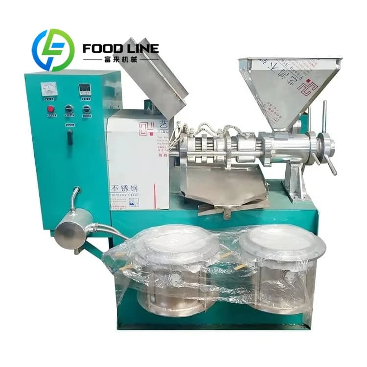 Machine d'extraction d'huile de presse à froid de graines de lin de tournesol avec filtre à huile de cuisson