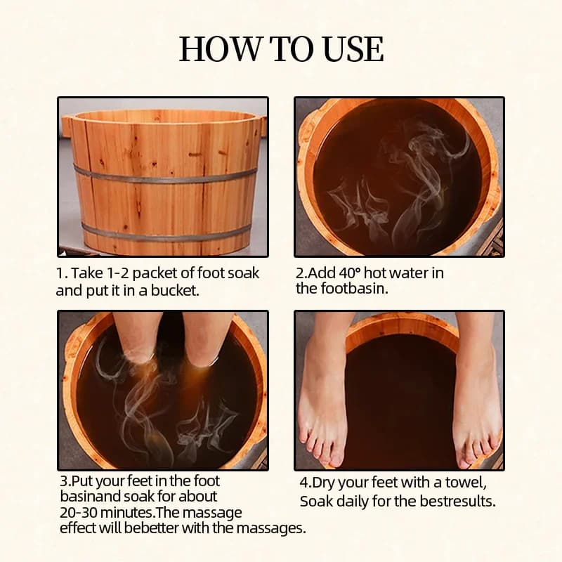 Inaut nia Treatment Foot Bath Bag, Aide à améliorer le sommeil, Aide au sommeil profond, Poignées de déshumidification, Box, Relax, Apaisant, Soak