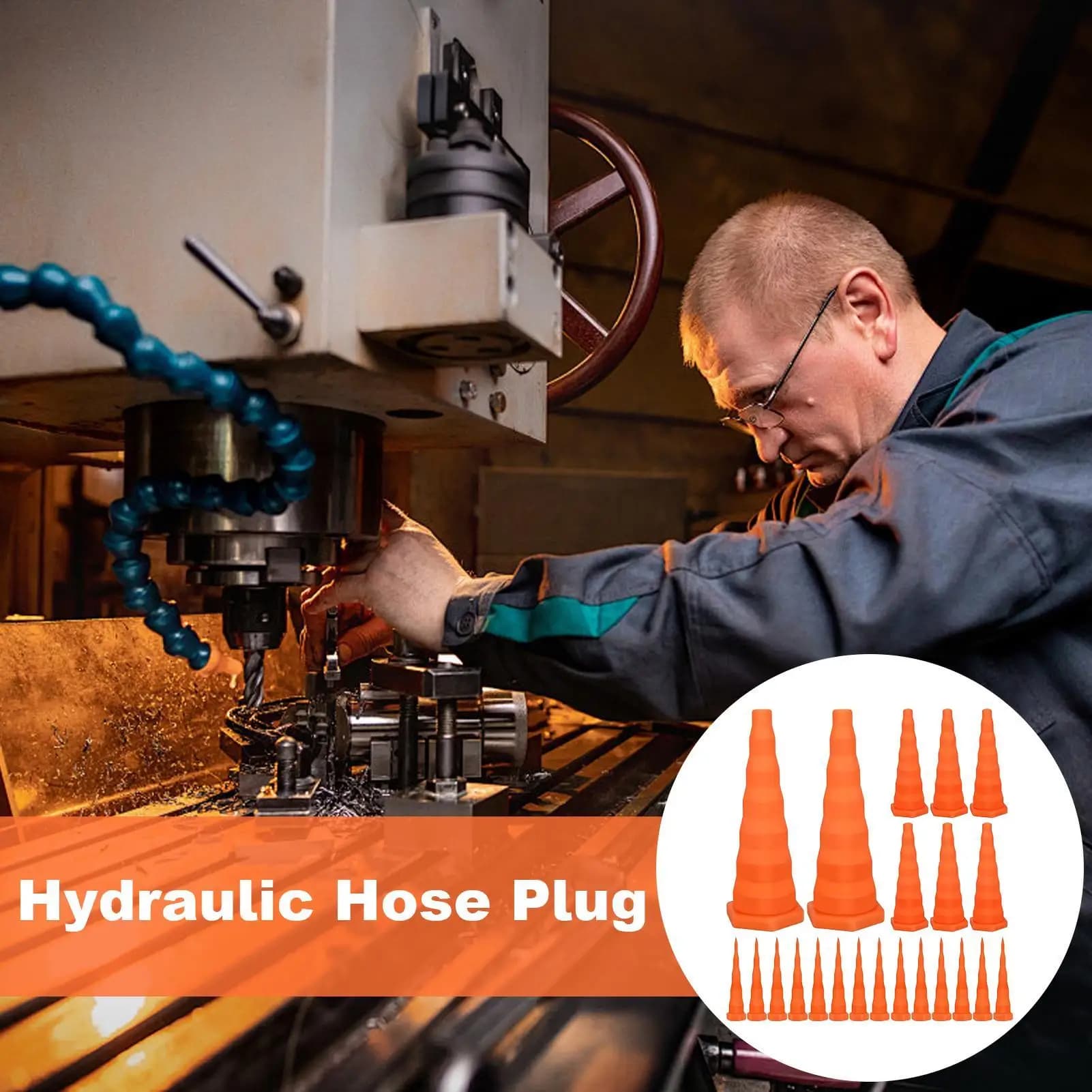 Bouchons hydrauliques en silicone résistants à l'huile