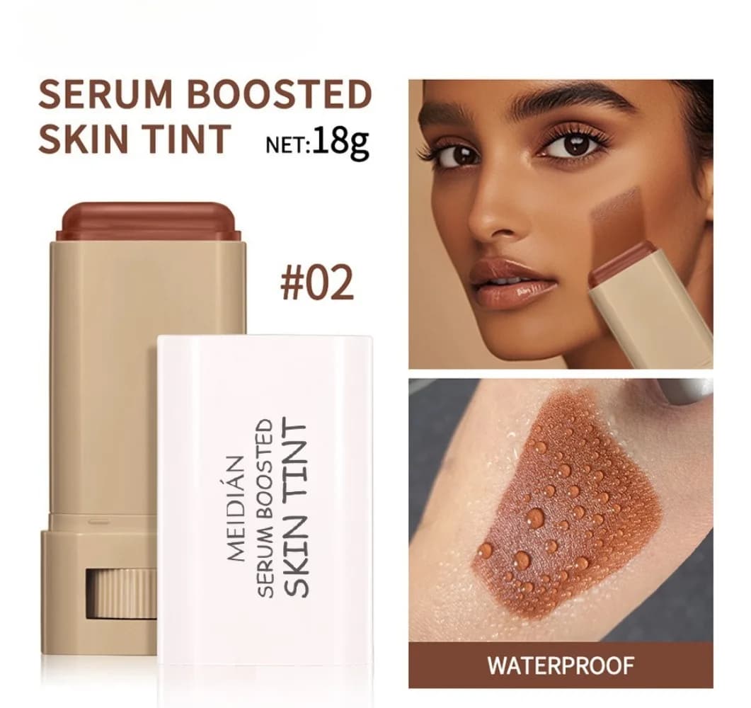 Bâton de crème de fond de teint teinté, imperméable, durable, contrôle de l'huile, maquillage d'acné, lisse, hydratant, correcteur, sérum, baume, 6 couleurs