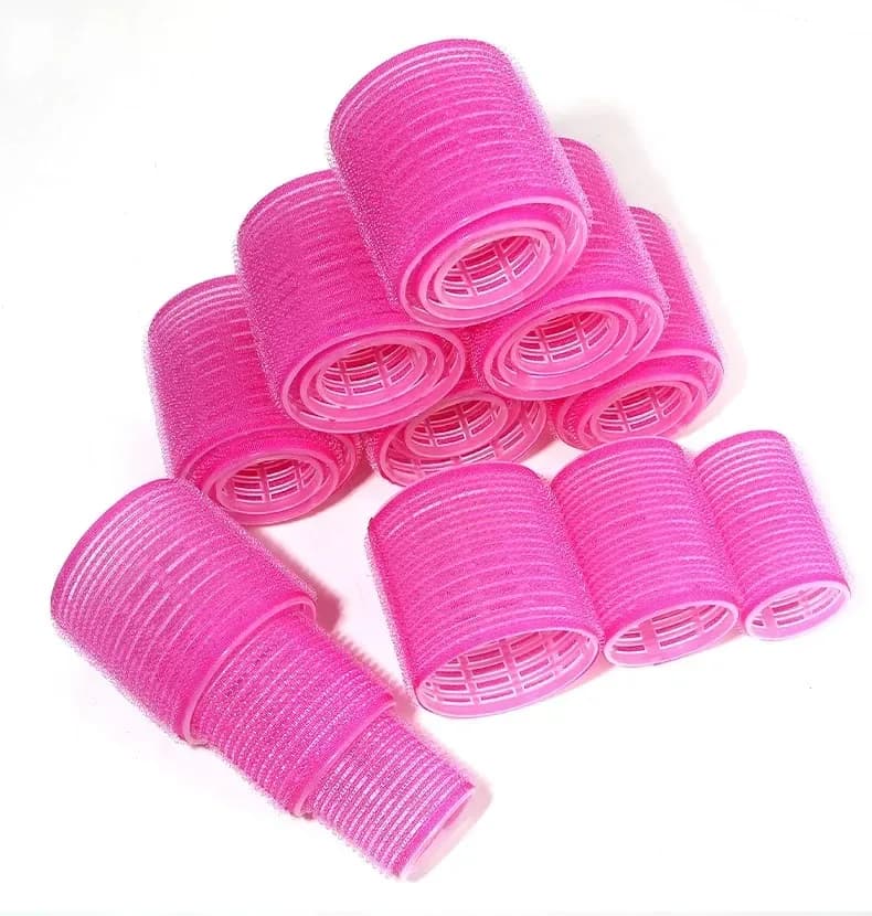 28 pièces/ensemble ensembles de rouleaux de cheveux auto-agrip crochet bigoudis rouleau sans chaleur Salon de coiffure bigoudis 3 tailles bigoudis coiffure