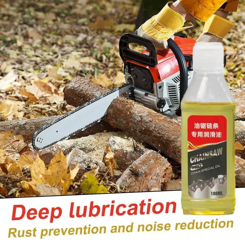 Huile pour tronçonneuse électrique, 100ml, multi-usages, solvant synthétique, antirouille, lubrifiant pénétrant en profondeur pour taille-haie