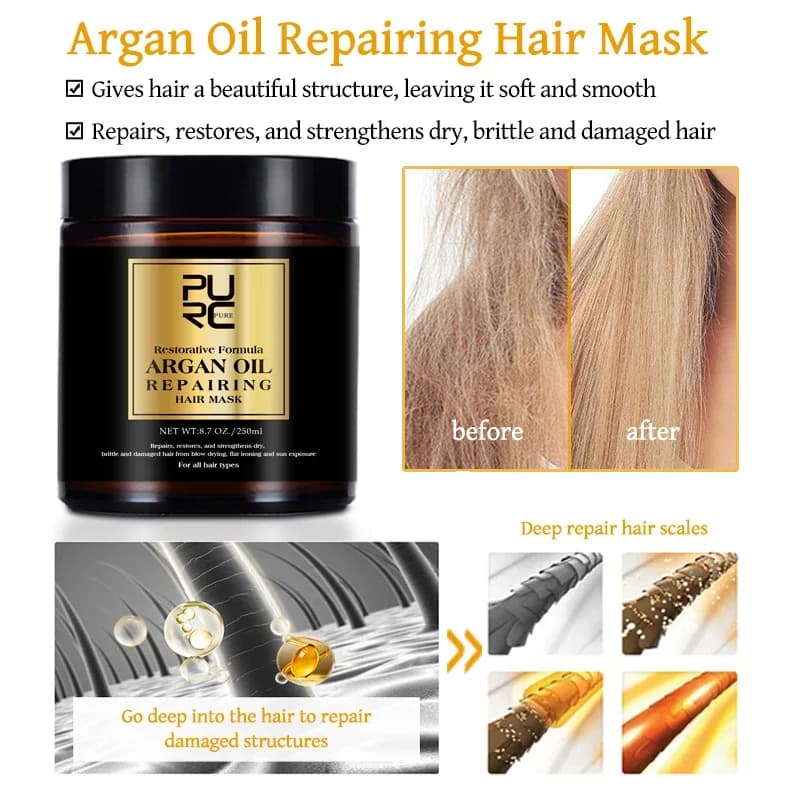 Shampoing à l'huile d'argan marocain