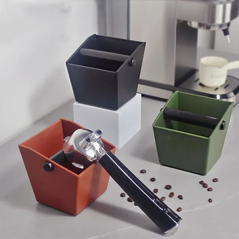 Bac à benne basculante seau anti-dérapant expresso café marcins conteneur café frapper boîte poudre biseauté café mouture bac café déchets barre