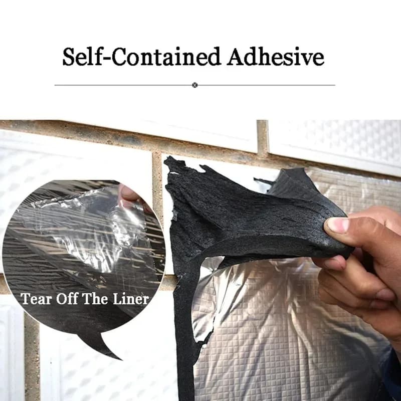 Rouleau d'isolation auto-adhésif pour la réduction du bruit dans les toits et les chambres, insonorisation et isolation thermique, matériau de construction