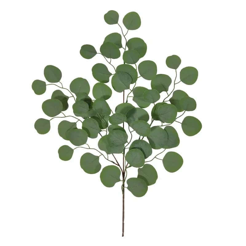 Feuilles d'eucalyptus artificielles pour la décoration intérieure, fausses plantes vertes, photographie de mariage, accessoires de décoration