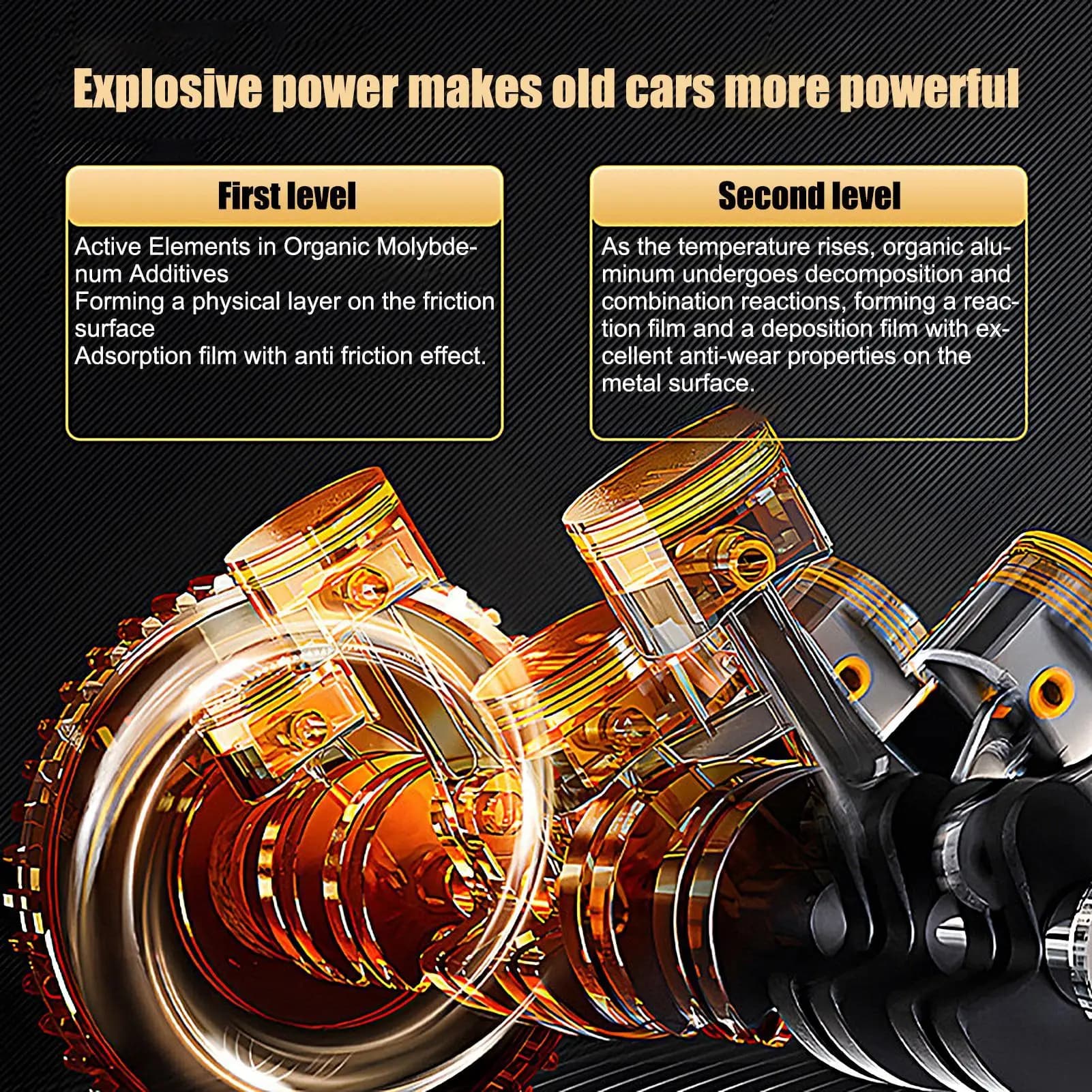Additif pour huile moteur 60 ml, traitements anti-friction, protection contre l'usure pour voitures, camions, SUV, motos, entretien des performances