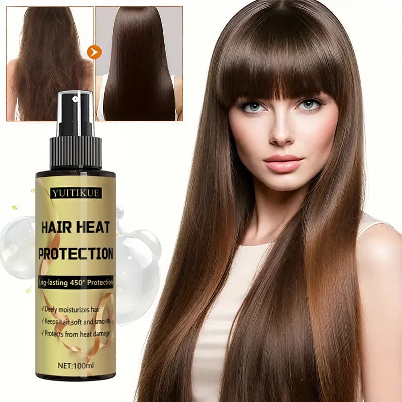 Spray de protection contre la chaleur des cheveux