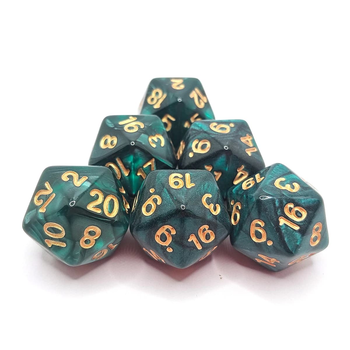 Dés à compter D20 Spindown, Pack de dés polyédriques D20 pour D&D, Magic the Gathering, D&D, Magic the Gathering, jeu de dés à 20 faces