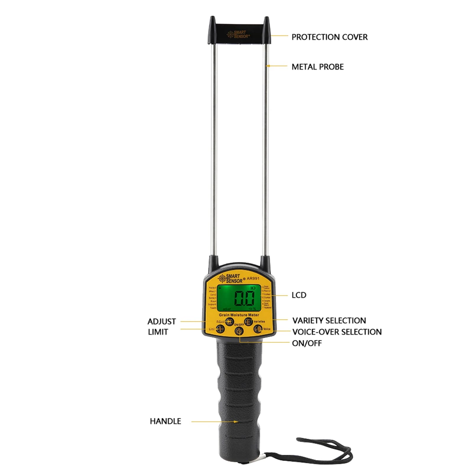 SMART GENSOR-Humidimètre numérique LCD Mars