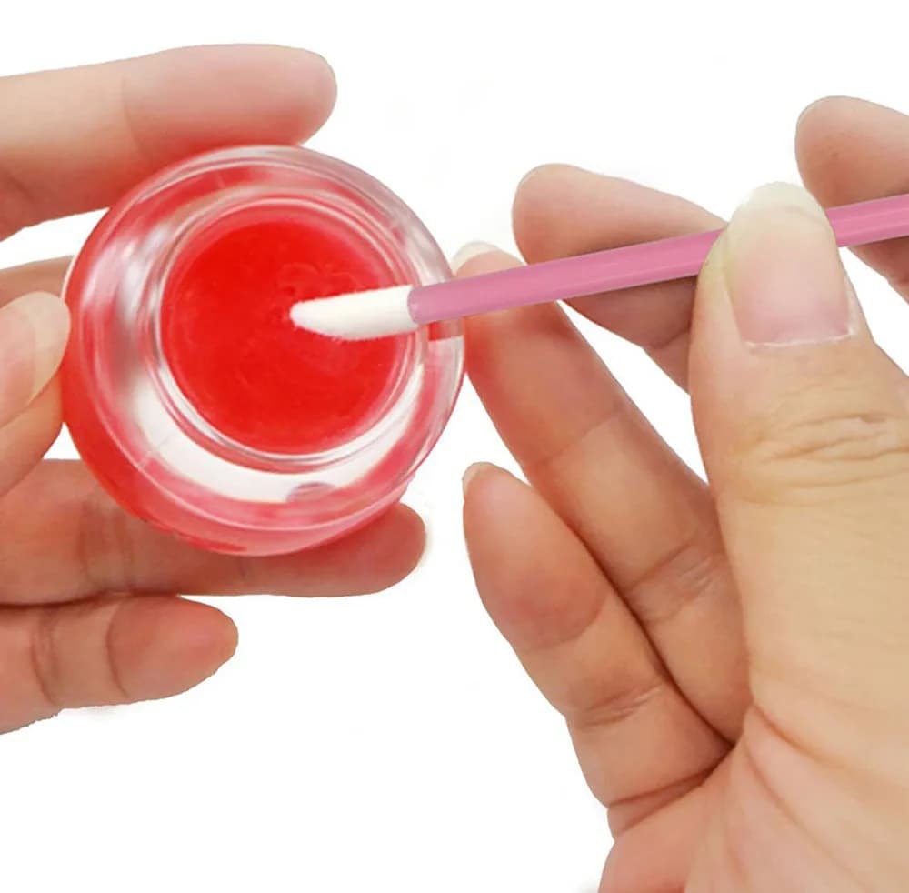 100 pièces brosse à lèvres brosse d'extension de cils pinceaux de maquillage pour Extension de cils applicateur de Mascara baguettes de rouge à lèvres outils cosmétiques