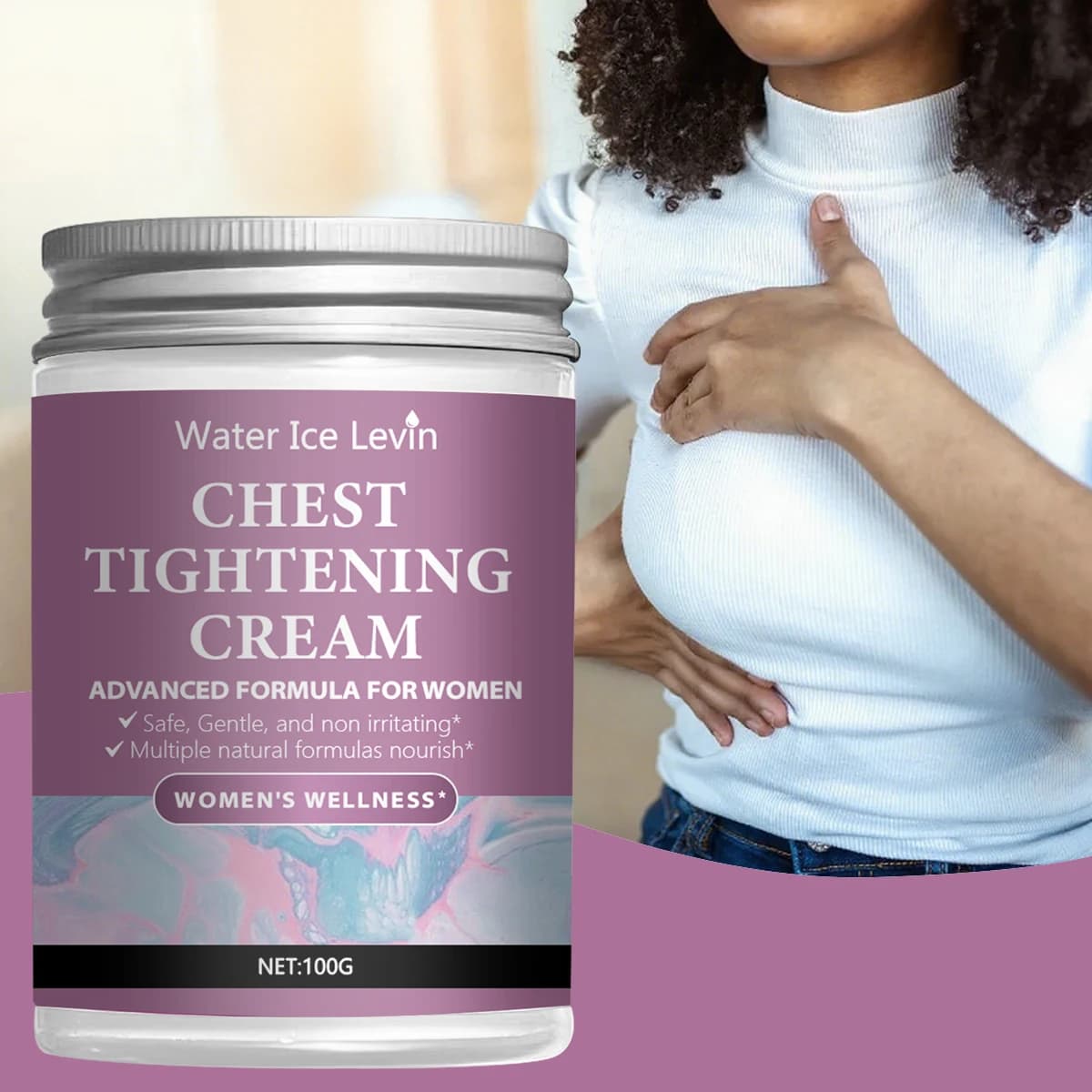 Crème Raffermissante Poitrine - Formule Avancée - Hydratation Intensive - Peau Repulpée et Douce
