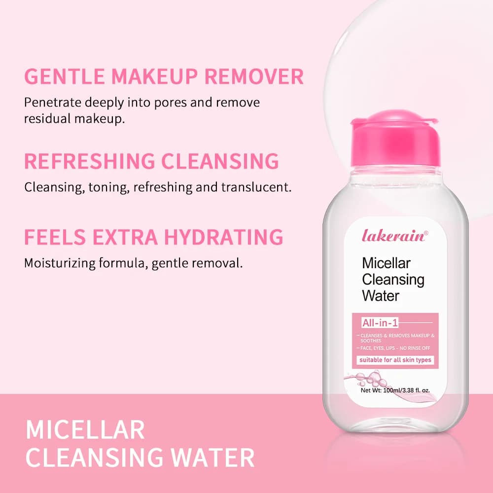 Garnier – nettoyant hydratant pour le visage, eau micellaire, démaquillant en profondeur, eau de nettoyage, rafraîchit, hydrate, nettoyage de la peau, 100ml