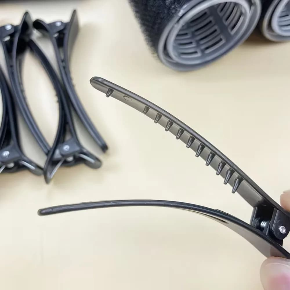 30 pièces de bigoudis sans chaleur avec pinces, ensemble de bigoudis auto-agrippants, bigoudis pour femmes, outils de coiffure, bigoudis pour salon de coiffure