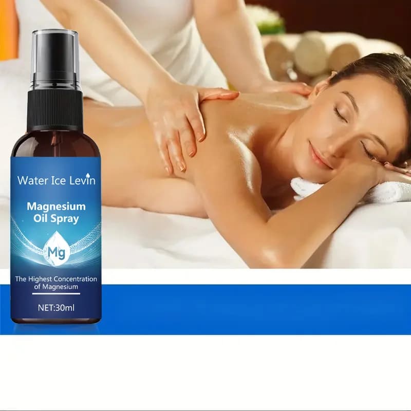 Spray d'huile de magnésium, soins pour la peau du visage et du corps, huile essentielle de massage hydratante