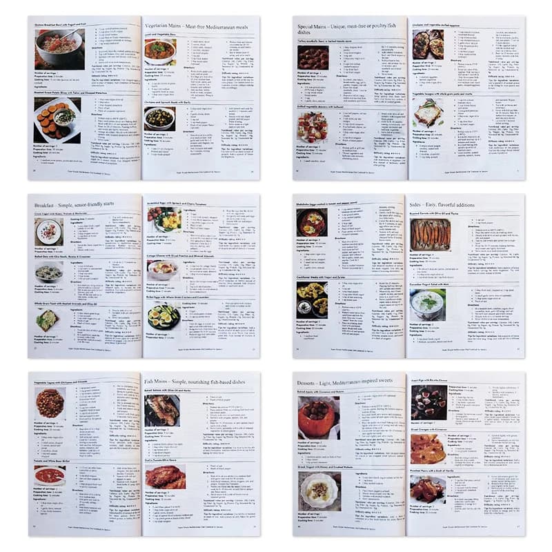 Nouveau livre de recettes de régime méditerranéen simple et facile pour les personnes âgées