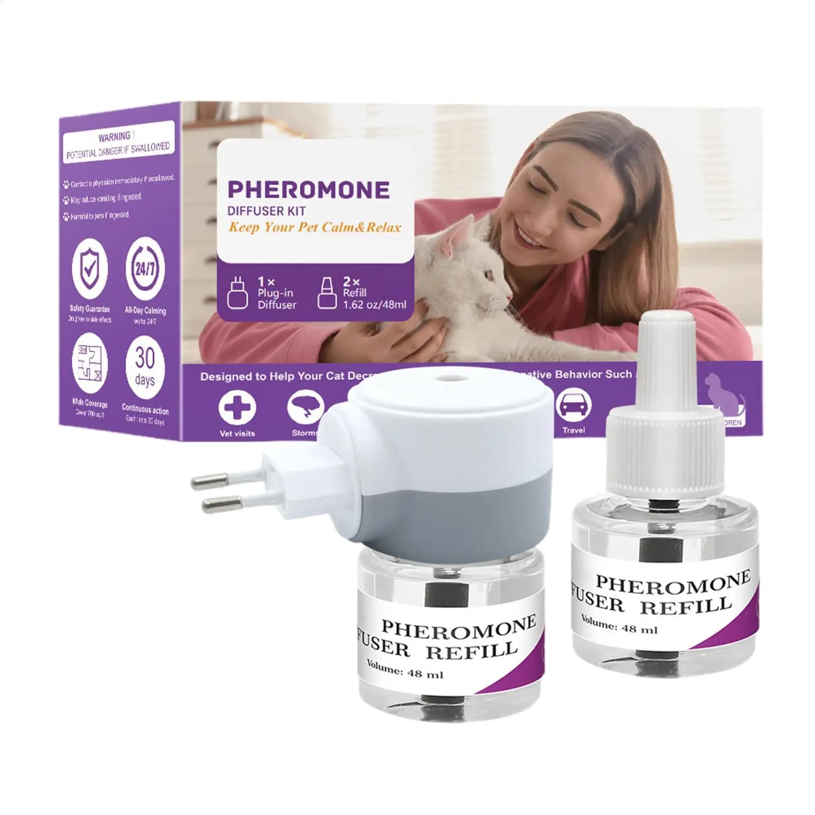 Diffuseur de phéromones pour chats