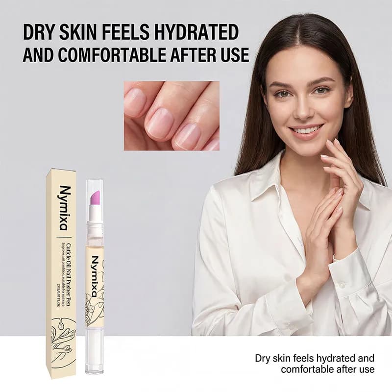 Stylo Huile pour Ongles à la Kératine – Hydratation Quotidienne, Surface Brillante et Douce, Entretien Portable – Soin des Ongles