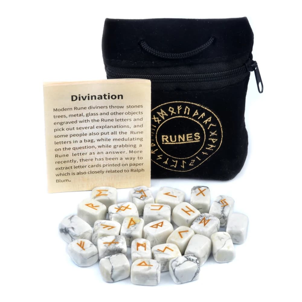 Ensemble de Runes de Sorcières avec Sac de Rangement, Clip Naturel Agat, Radiesthésie, Méditation, Équilibrage, Pierre de Guérison, Décor Porte-Bonheur, 25 Pièces