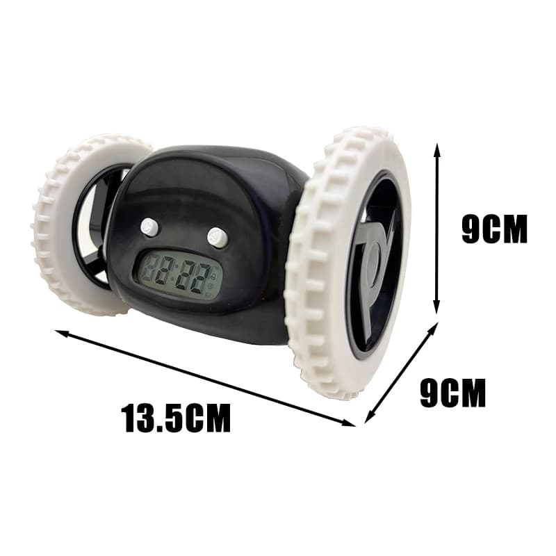 Réveil roulant pour les dormeurs profonds : l'outil indispensable pour un réveil amusant et un réveil efficace avec sonnerie puissante