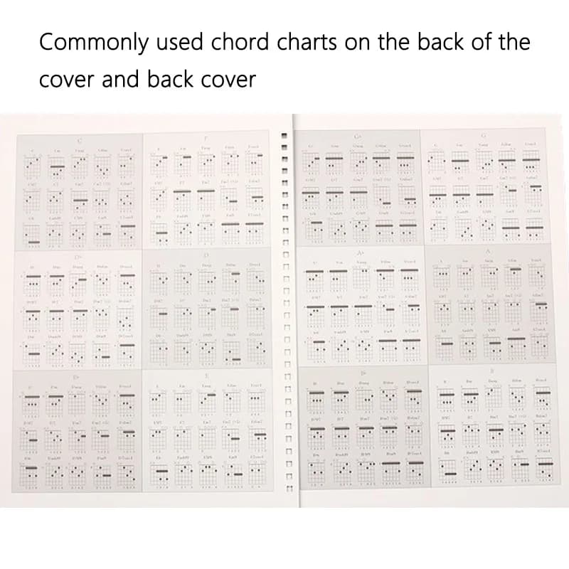 50 Pages guitare Tablature cahier