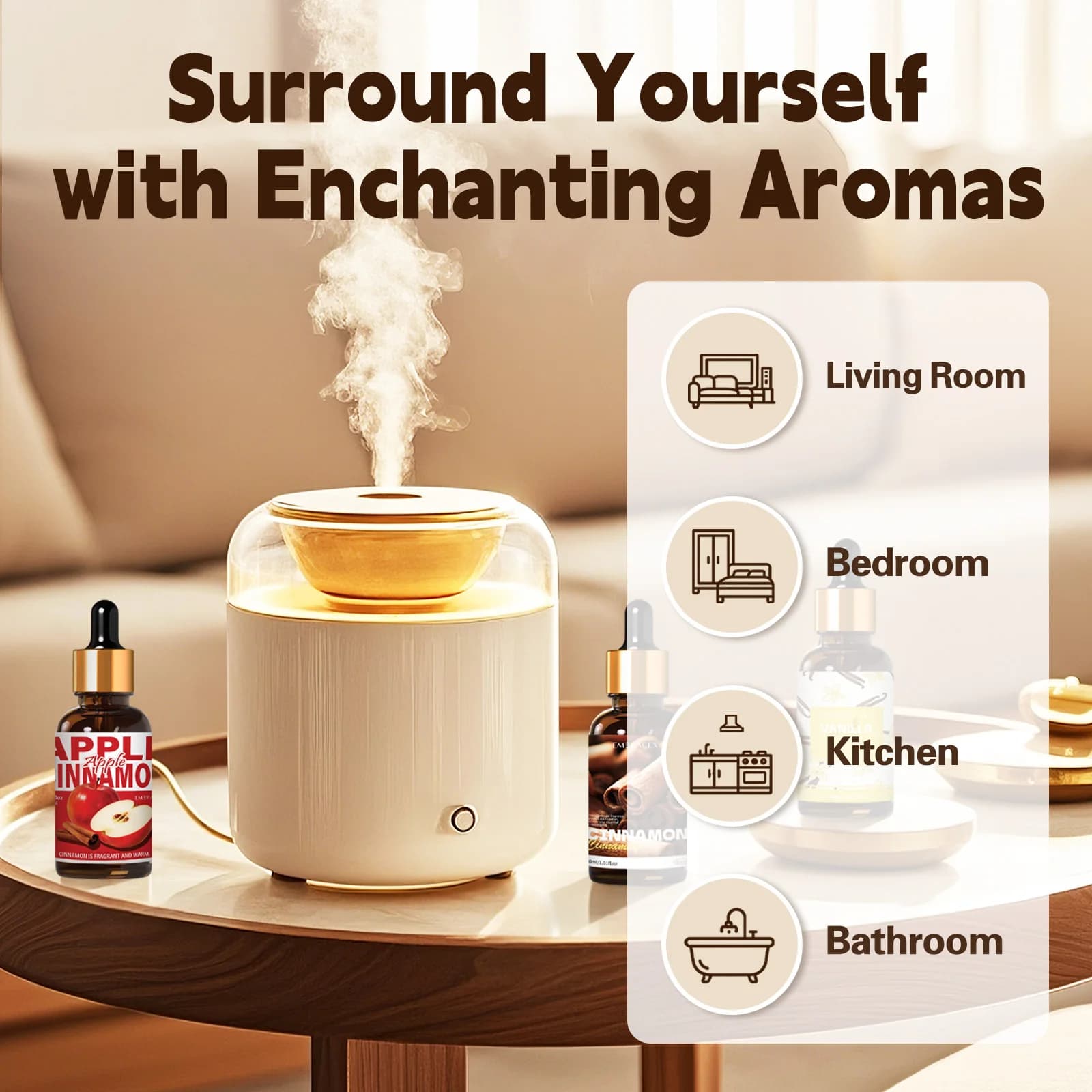 36 types d'huiles essentielles de 30 ml