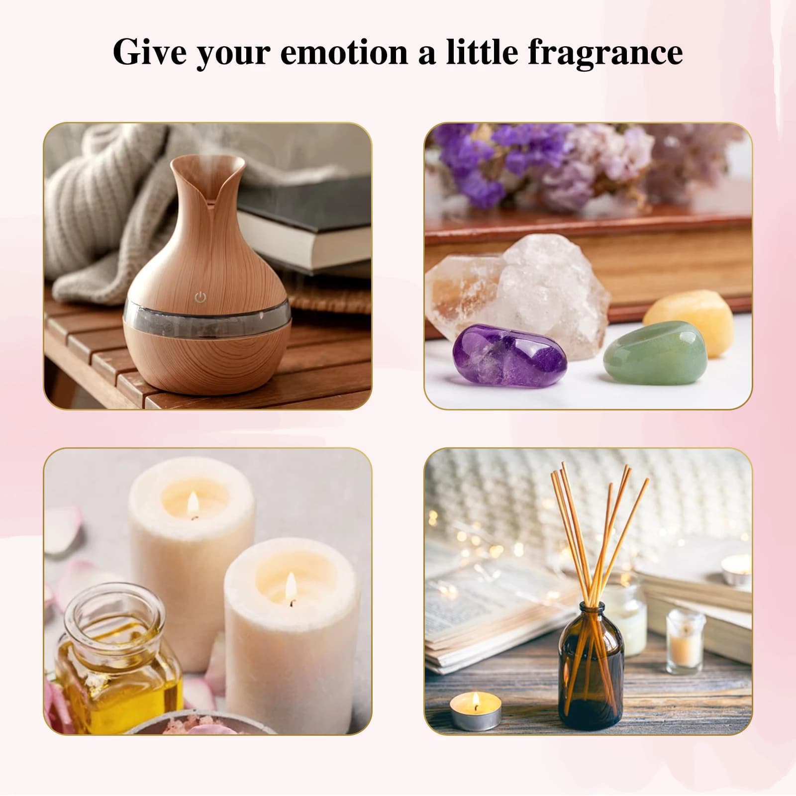EUQEE – ensemble d'huiles essentielles série florale