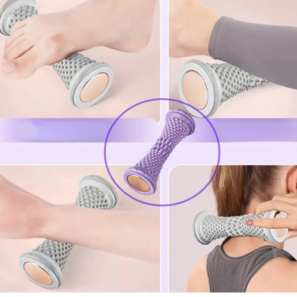 Rouleau de massage des pieds pour fasciite plantaire, soulagement des pieds plats, relaxation des tissus profonds, outil de libération des fascias pour la voûte plantaire