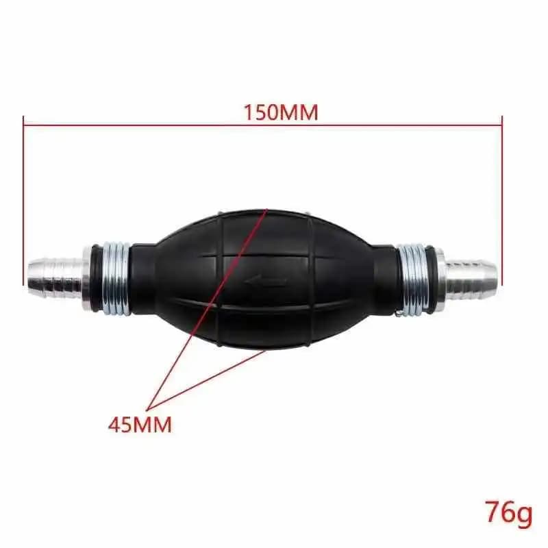 Pompe d'amorçage manuelle avec clapet anti-retour pour essence et diesel 6/8/10/12mm – Transfert d'huile pour voiture