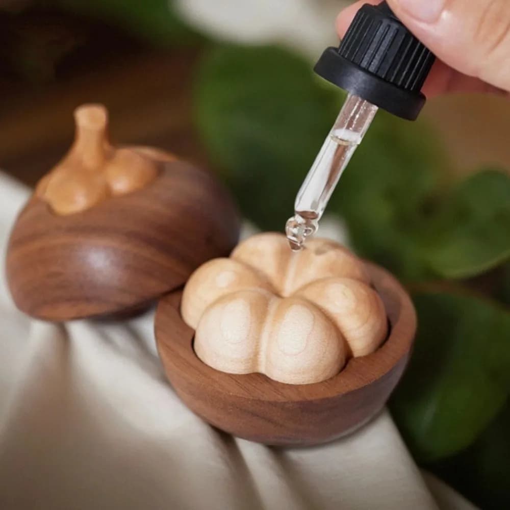 Diffuseur d'huiles essentielles portable en bois, forme montagne, en bambou, diffuseur d'arômes en bois massif, diffuseur d'arômes exquis