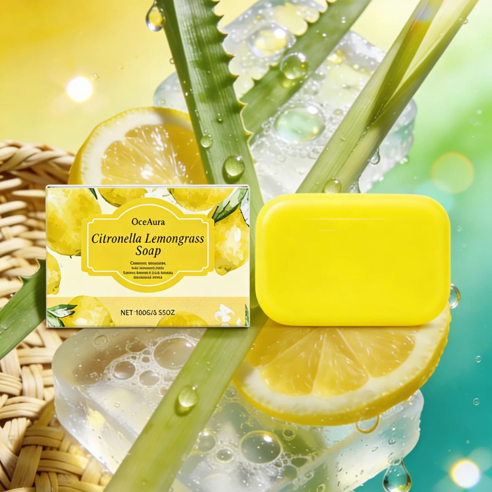 Savon citronnelle citronnelle
