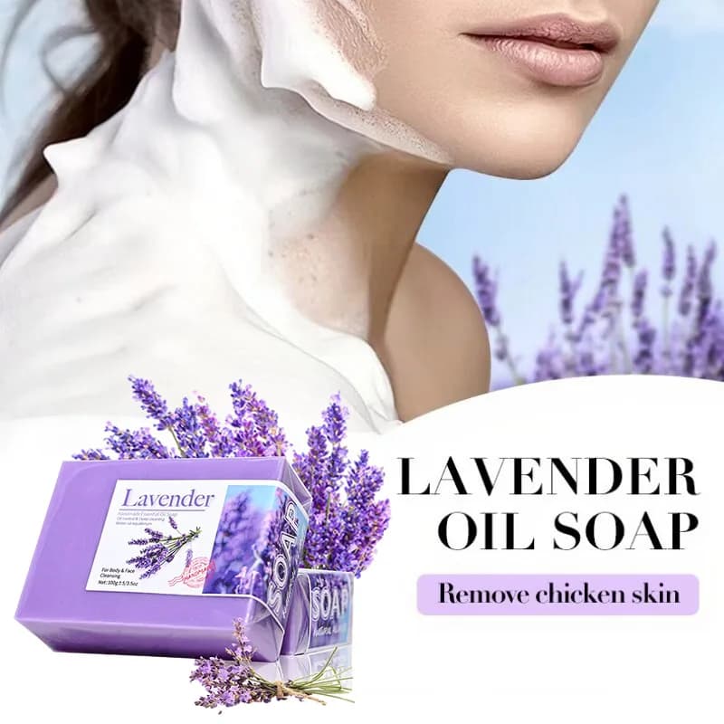 Barre de savon de douche à la lavande faite à la main