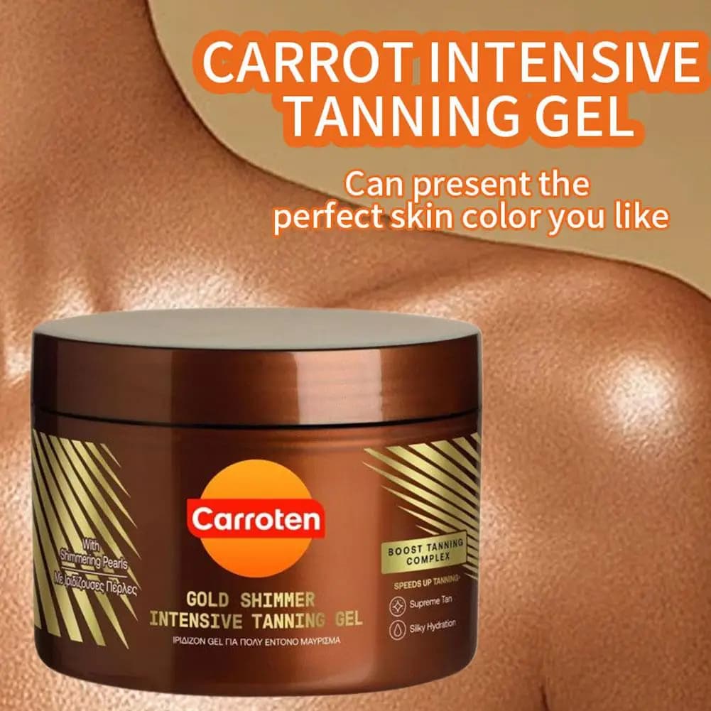 Gel accélérateur de bronzage naturel pour carottes