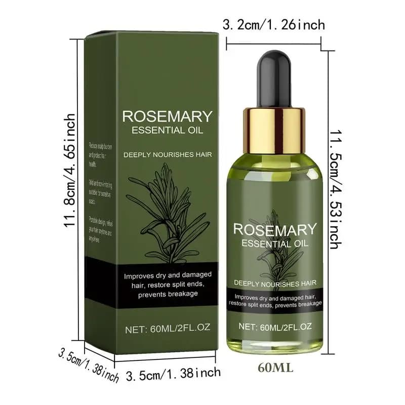 Huile essentielle de romarin pour cheveux