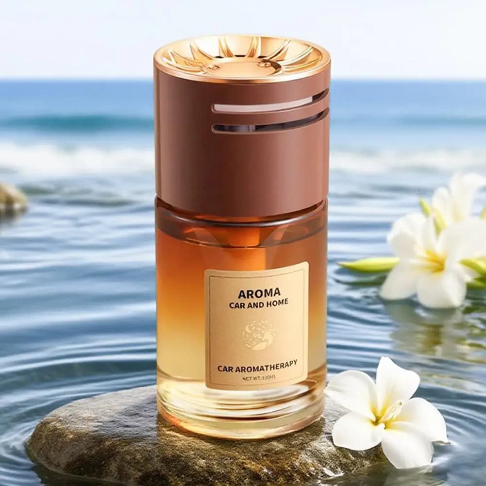 Diffuseur de voiture avec parfum doux longue durée, désodorisant parfumé pour intérieur automobile, espace de travail, 120ml