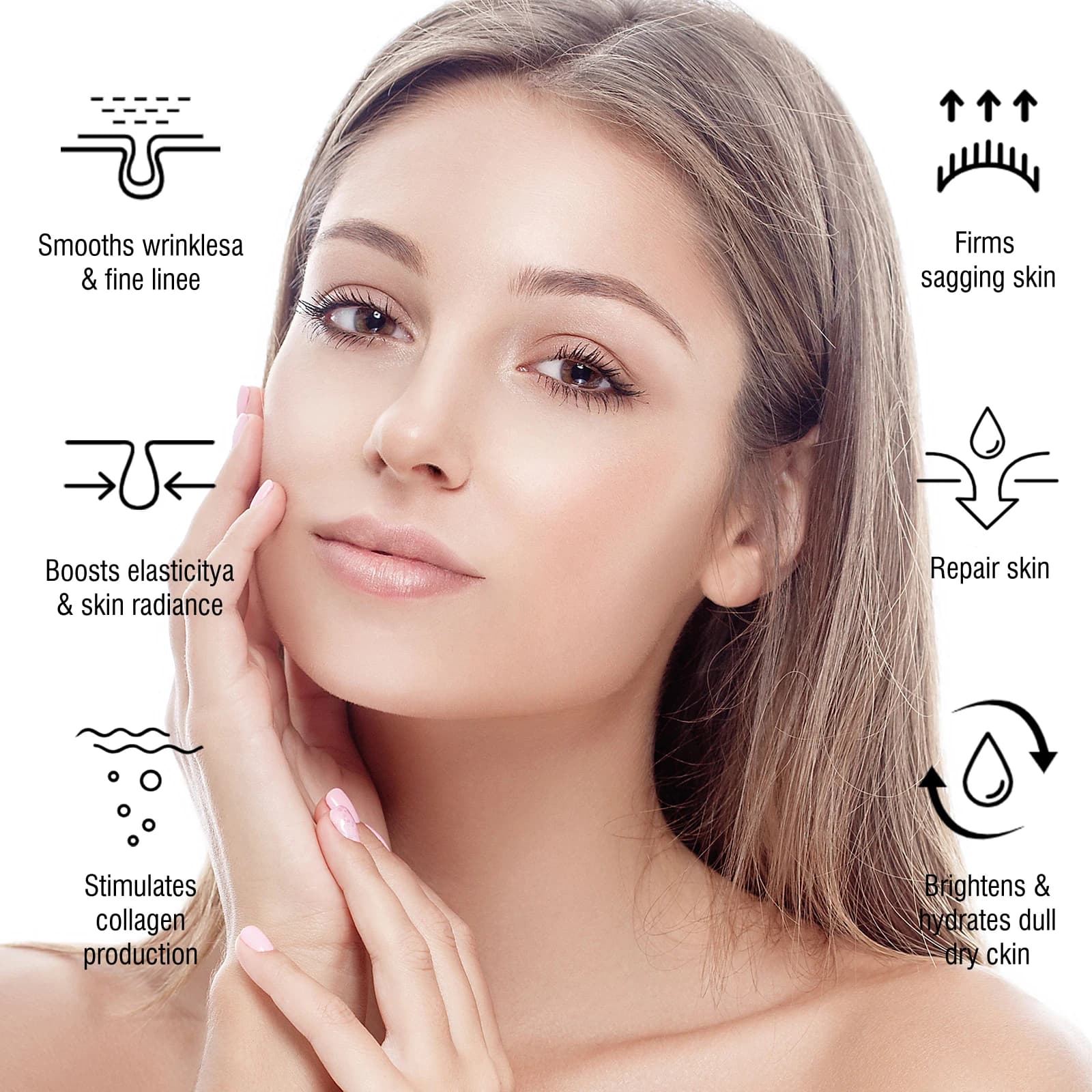 Crème magique de rajeunissement du visage, élimination des rides, ridules, éclaircit le teint, réparation de la Texture de la peau, sérum hydratant nourrissant pour le visage
