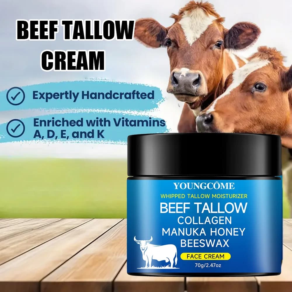 Tallow crème pour le visage huile d'honayolive cru Anti-âge